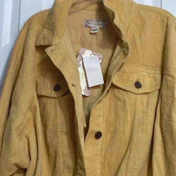 Band of the free tan cotton cordury jacket coat - Picture 3 of 13